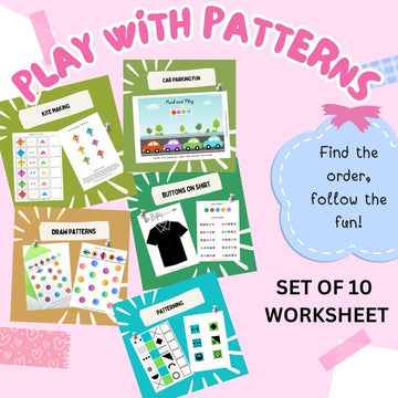 Play With Patterns – Pattern Matching Worksheets (Set of 10)