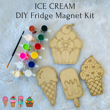 Ice Cream DIY Fridge Magnet Art Kit