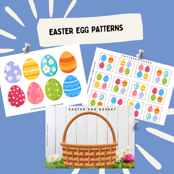 Easter Egg Basket Matching Activity (Digital Download)