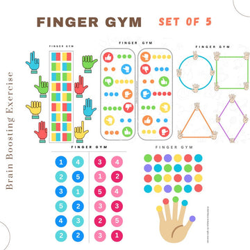 Finger Gym Worksheets - Set of 5 (Digital Download)