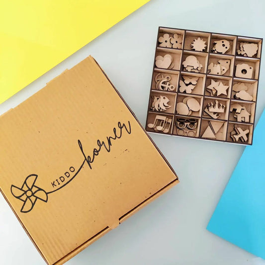 Wooden Cutouts Kit for Art and Craft