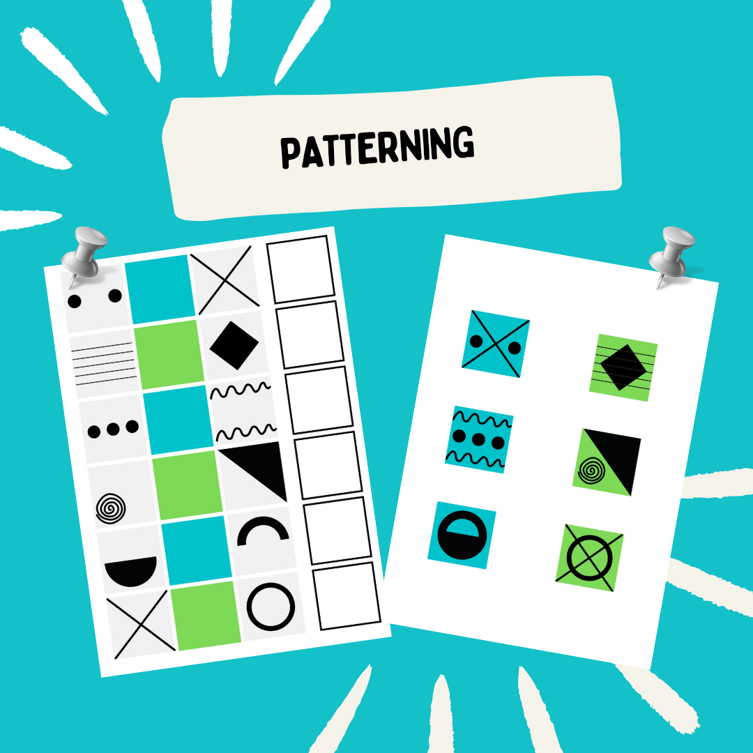 Patterning Worksheet For Kids (Digital Download )