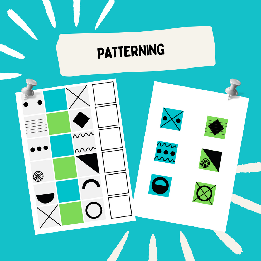 Patterning Worksheet For Kids (Digital Download )