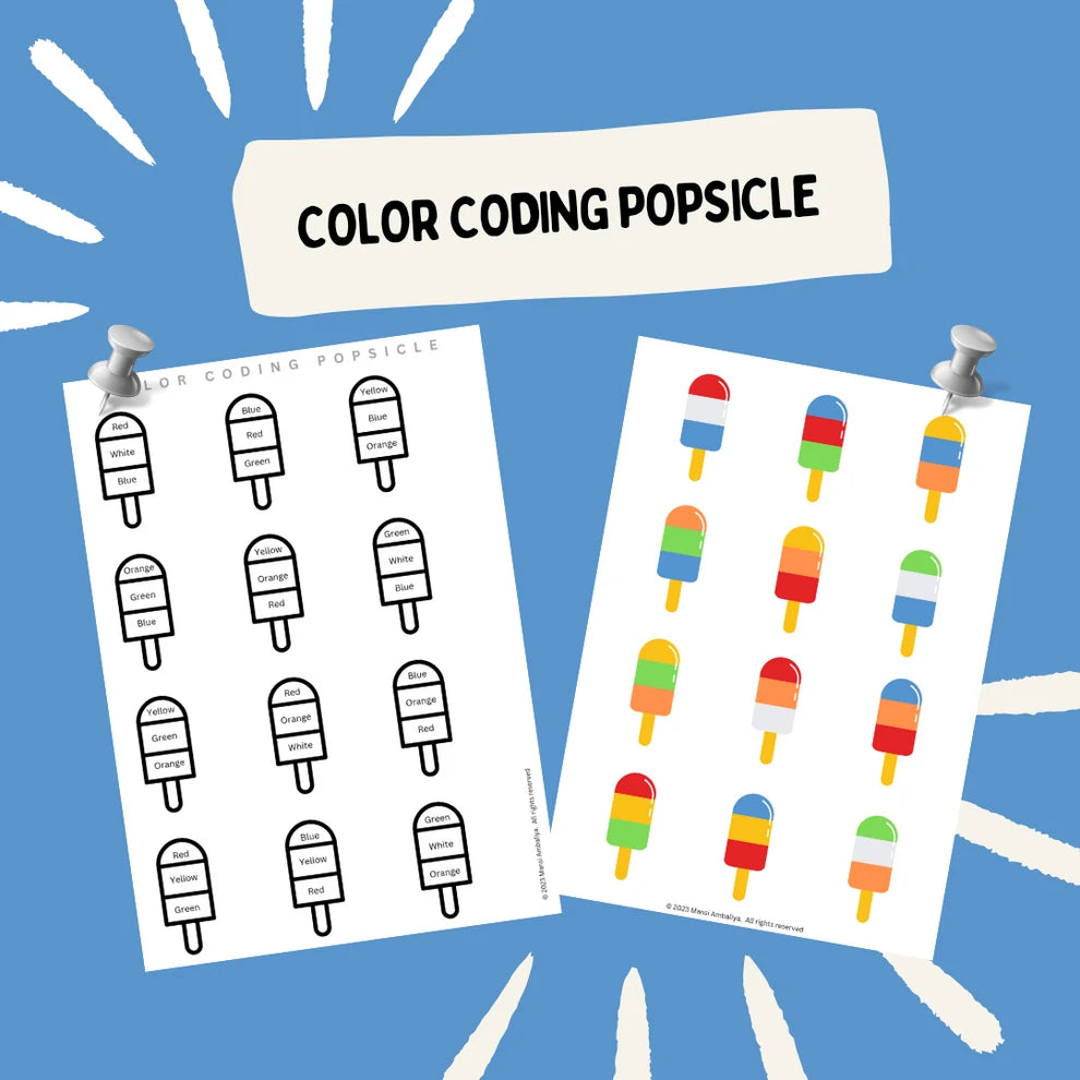 Color Coding Worksheets Bundle (Digital Download)