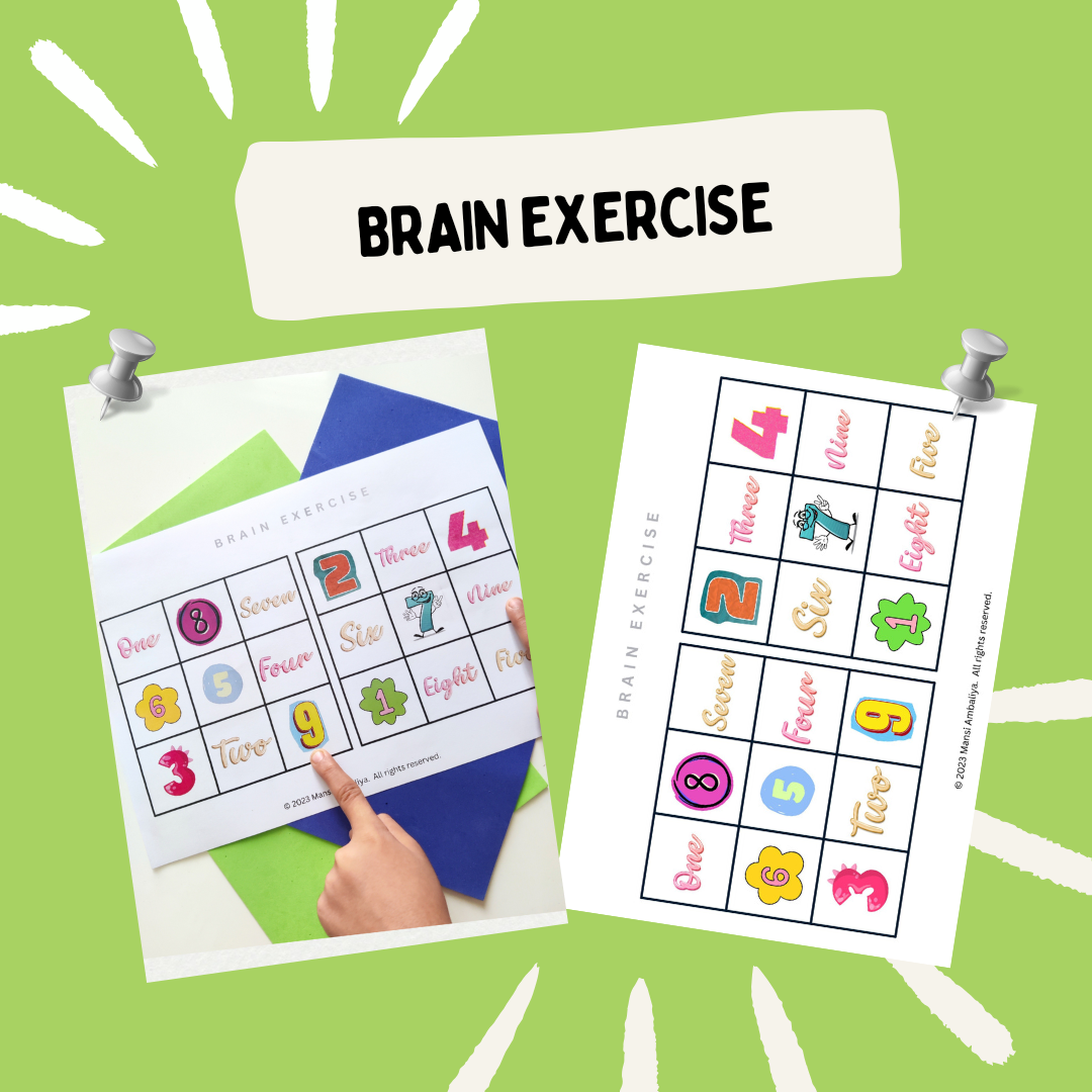 Bilateral Brain Exercise Worksheet (Digital Download)