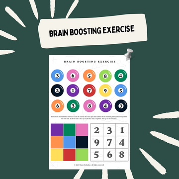 Mind Booster For Focus Worksheet (Digital Download)