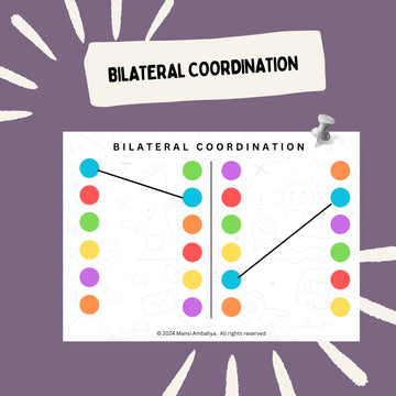 Bilateral Line Work Coordination Worksheet (Digital Download)