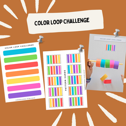 Color Loop Challenge Worksheet (Digital Download)