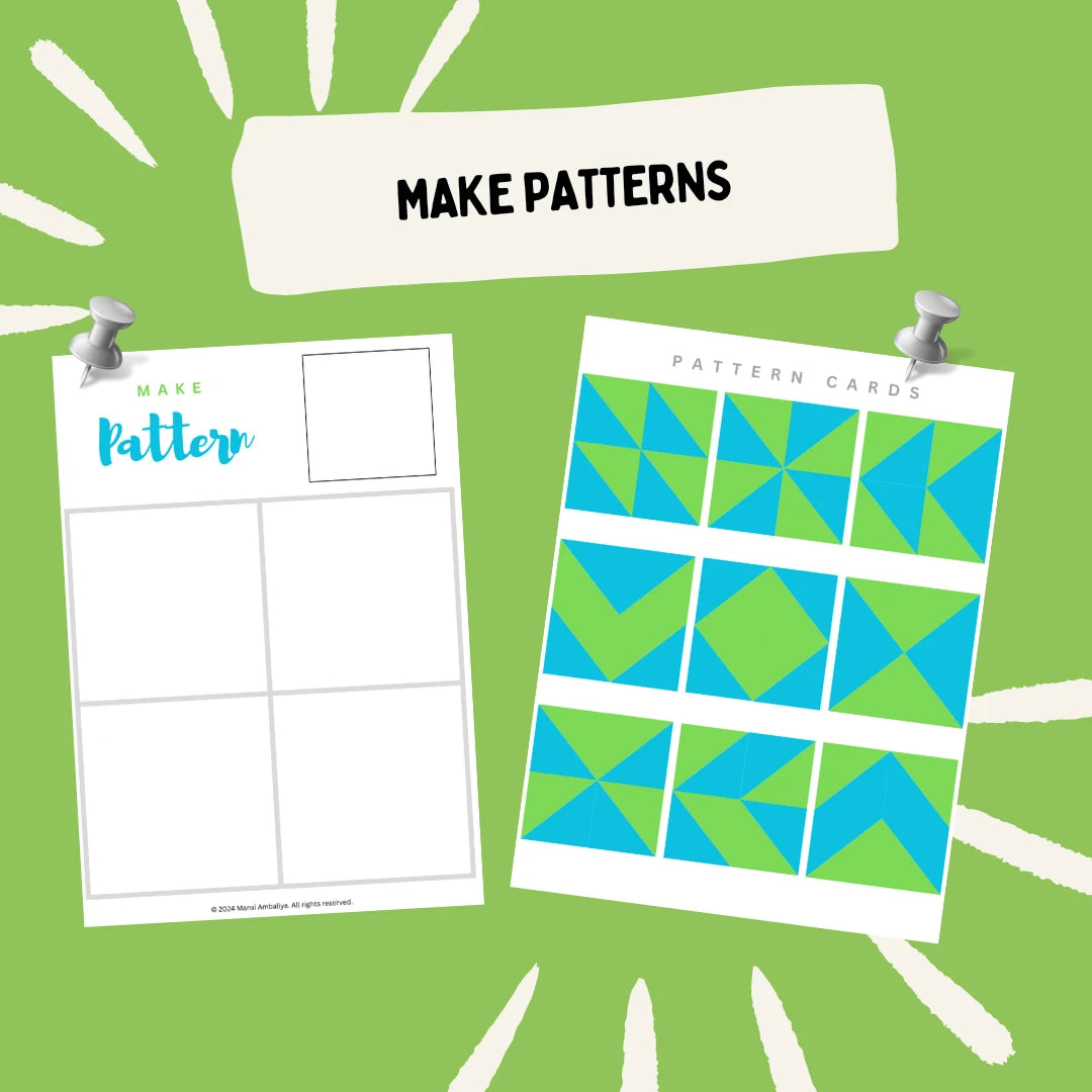 Creative Pattern-Making Ideas for Kids (Digital Download)