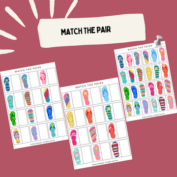 Match the pair fun activity for kids