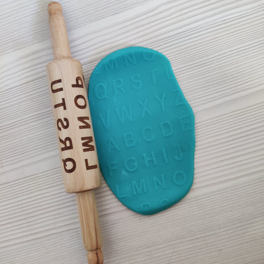 Alphabet Play Dough Rolling Pin