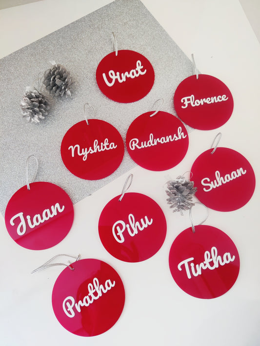 Personalized Christmas Ornaments (Prepaid Orders)