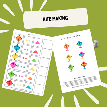 Kite Making with a Splash of Colors (Digital Download)