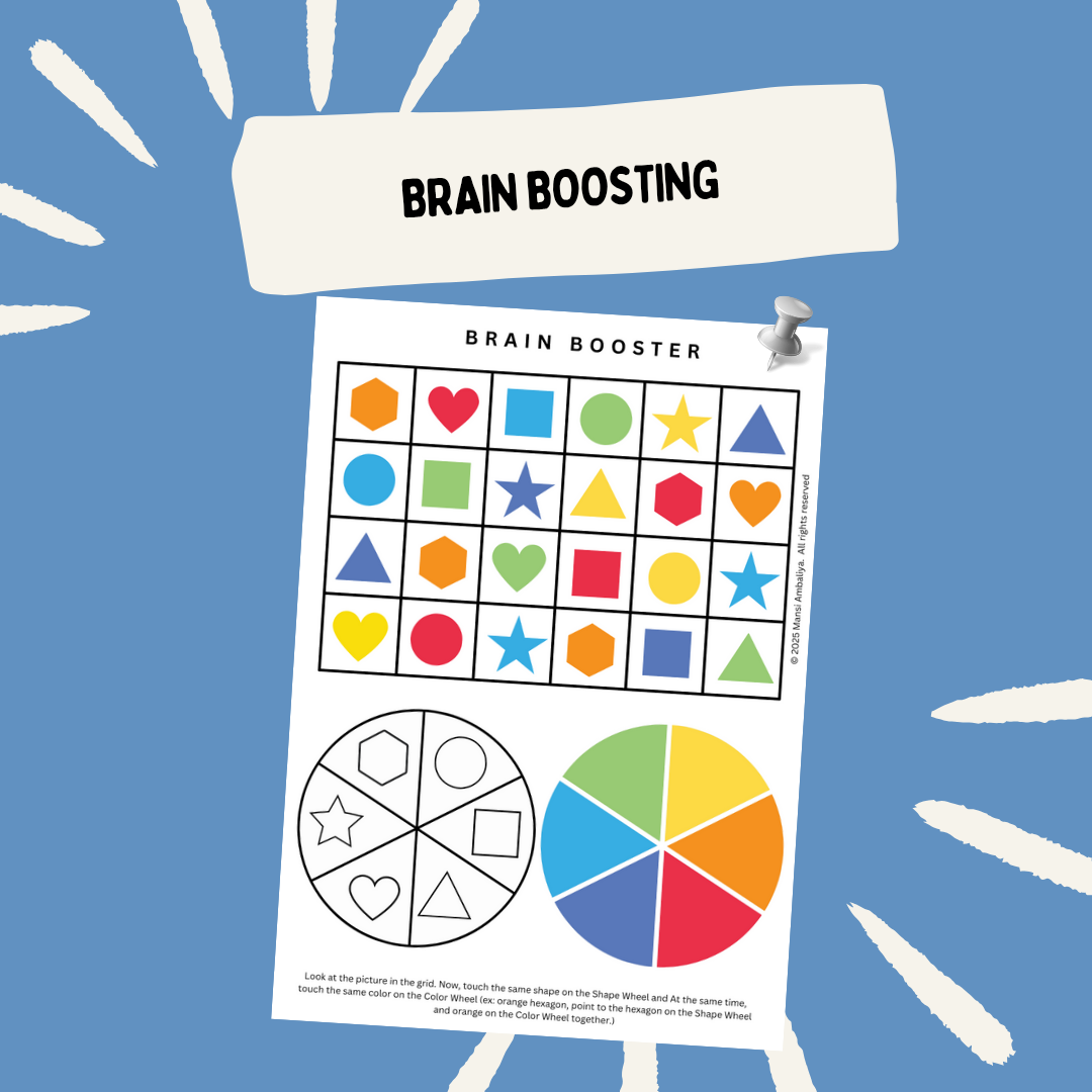 Smart Move – Brain Boosting Activity Worksheet for Kids (Digital Download)