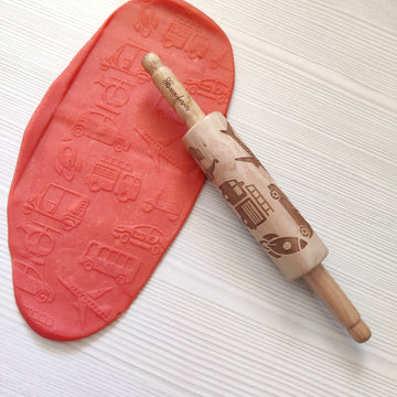 Vehicle Theme Play Dough Rolling Pin