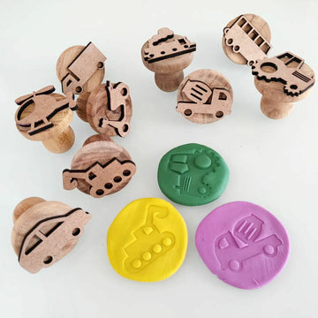 Vehicle Play Dough Stamp Set of 9